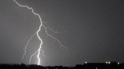 Lightning was declared a ‘state-specific disaster’ on April 1, 2015 (Representative Photo) Lightning was declared a ‘state-specific disaster’ on April 1, 2015 (Representative Photo)