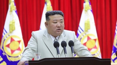 North Korean leader Kim Jong Un. (AP)