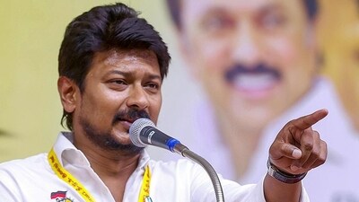 Tamil Nadu chief minister’s son and minister for sports, Udhayanidhi Stalin on Saturday during an event in Chennai had said that ‘Sanathana Dharma must be eradicated like malaria and dengue’ (PTI) Tamil Nadu chief minister’s son and minister for sports, Udhayanidhi Stalin on Saturday during an event in Chennai had said that ‘Sanathana Dharma must be eradicated like malaria and dengue’ (PTI)