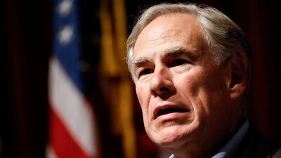 FILE PHOTO: Texas Governor Greg Abbott holds a news conference with state agencies and local officials at Uvalde High School, three days after a gunman killed nineteen children and two adults in a mass shooting at Robb Elementary School, in Uvalde, Texas, U.S. May 27, 2022. REUTERS/Marco Bello/File Photo (REUTERS)