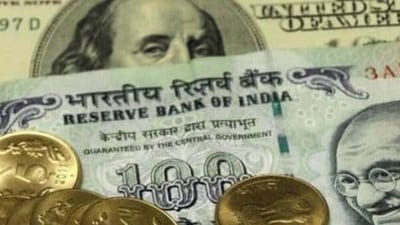 The rupee finally settled at 83.14 (provisional) against the US dollar, down 10 paise from its previous close. The rupee finally settled at 83.14 (provisional) against the US dollar, down 10 paise from its previous close.