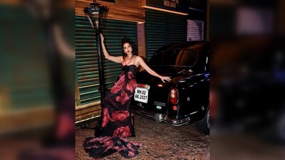 Shibani Dandekar chose to keep her jewelry minimal, allowing her gown to take the spotlight. This choice accentuated the simplicity and elegance of her overall look. (Instagram/@shibaniakhtar) Shibani Dandekar chose to keep her jewelry minimal, allowing her gown to take the spotlight. This choice accentuated the simplicity and elegance of her overall look. (Instagram/@shibaniakhtar)