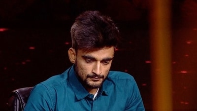 Jaskaran Singh on Kaun Banega Crorepati. Jaskaran Singh on Kaun Banega Crorepati.