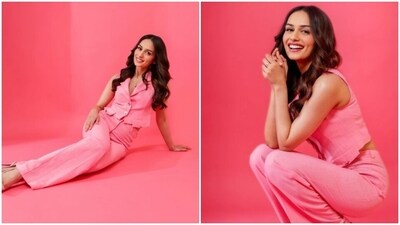 Manushi Chhillar is an absolute fashionista. The actor keeps slaying fashion goals like a pro with snippets from her fashion diaries on her Instagram profile on a regular basis. From casual to ethnic to formal to fusion ensembles, Manushi knows how to make fashion lovers scurry to take notes with every picture that she shares on her social media handles. The actor, a day back, shared a string of pictures of herself and we are smitten. Manushi Chhillar is an absolute fashionista. The actor keeps slaying fashion goals like a pro with snippets from her fashion diaries on her Instagram profile on a regular basis. From casual to ethnic to formal to fusion ensembles, Manushi knows how to make fashion lovers scurry to take notes with every picture that she shares on her social media handles. The actor, a day back, shared a string of pictures of herself and we are smitten.