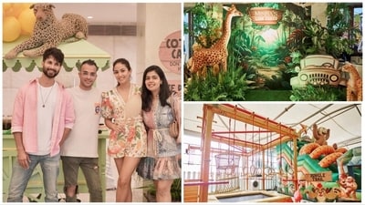 Shahid Kapoor and Mira Rajput at Misha's birthday party. Shahid Kapoor and Mira Rajput at Misha's birthday party.