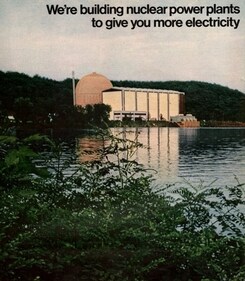 A copy of Westinghouse's ad for its nuclear power division from the 1960s is being sold on Etsy.