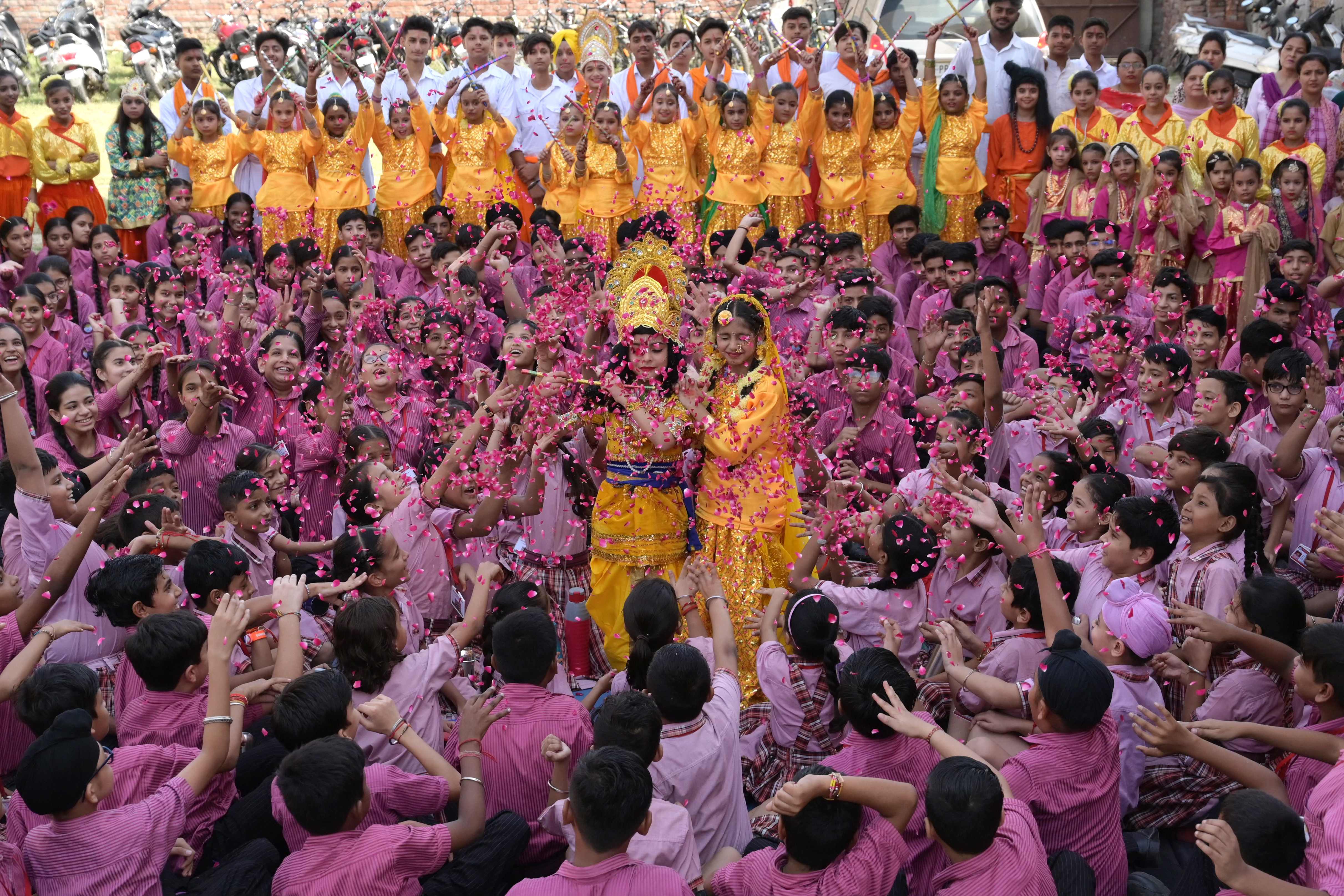 The Hindu community worldwide celebrates the festival of Janmashtami to commemorate the birth of Lord Krishna. (AFP) The Hindu community worldwide celebrates the festival of Janmashtami to commemorate the birth of Lord Krishna. (AFP)