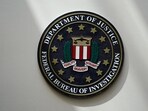 The FBI seal is pictured in Omaha, Neb., Aug. 10, 2022. The FBI seal is pictured in Omaha, Neb., Aug. 10, 2022.