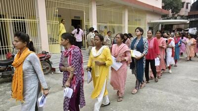 Aspirants coming out from an examination centre after appearing in BPSC Teacher Recruitment 2023 exam in Patna (HT File Photo/Santosh Kumar) Aspirants coming out from an examination centre after appearing in BPSC Teacher Recruitment 2023 exam in Patna (HT File Photo/Santosh Kumar)