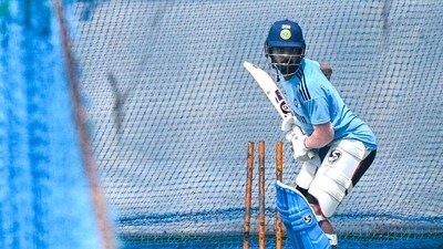 India's KL Rahul attends a practice session ahead of their Asia Cup cricket match against Pakistan at the Nondescripts Cricket Club indoor nets in Colombo (AFP) India's KL Rahul attends a practice session ahead of their Asia Cup cricket match against Pakistan at the Nondescripts Cricket Club indoor nets in Colombo (AFP)