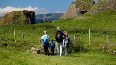 Family ties: Out on a walk in the Irish countryside (Daniel M Nagy/Shutterstock) Family ties: Out on a walk in the Irish countryside (Daniel M Nagy/Shutterstock)