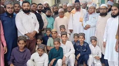 Navi Mumbai Muslim organisations postpone Eid-Milad procession by a day for Visarjan - Navi Mumbai police welcomes decision to promote peace and harmony in Navi Mumbai, India, on Thursday, September 7, 2023. (HT PHOTO) Navi Mumbai Muslim organisations postpone Eid-Milad procession by a day for Visarjan - Navi Mumbai police welcomes decision to promote peace and harmony in Navi Mumbai, India, on Thursday, September 7, 2023. (HT PHOTO)