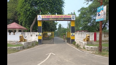 Officials said that the PAC officials had written to the forest department on Wednesday, reporting the sighting and warning that the presence of the leopard could pose a risk to personnel and their families living on the campus. (Sakib Ali/HT Photo) Officials said that the PAC officials had written to the forest department on Wednesday, reporting the sighting and warning that the presence of the leopard could pose a risk to personnel and their families living on the campus. (Sakib Ali/HT Photo)