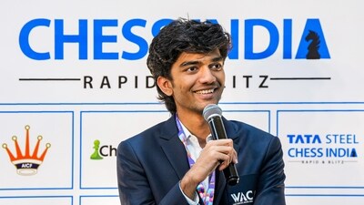 Gukesh said his game has improved since the stellar run at the Chess Olympiad in 2022 (PTI) Gukesh said his game has improved since the stellar run at the Chess Olympiad in 2022 (PTI)