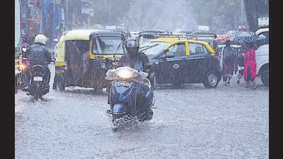 The M East ward office received 149.59mm of rainfall – the highest in the Mumbai Metropolitan Region – on Thursday, followed by Malwani fire station with 117.80mm. Andheri received 104mm, enough for the subway to close by 5pm. It reopened at 6:15pm. The Malad subway, too, was closed. (Vijay Bate/HT Photo) The M East ward office received 149.59mm of rainfall – the highest in the Mumbai Metropolitan Region – on Thursday, followed by Malwani fire station with 117.80mm. Andheri received 104mm, enough for the subway to close by 5pm. It reopened at 6:15pm. The Malad subway, too, was closed. (Vijay Bate/HT Photo)