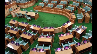 The seven-day monsoon session will witness a host of security protocols to ensure a smooth and secure environment. (HT File) The seven-day monsoon session will witness a host of security protocols to ensure a smooth and secure environment. (HT File)