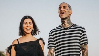Travis Barker said he is “grateful” his unborn child is fine after his pregnant wife Kourtney Kardashian had to undergo an “urgent fetal surgery" (kourtneykardash/Instagram) Travis Barker said he is “grateful” his unborn child is fine after his pregnant wife Kourtney Kardashian had to undergo an “urgent fetal surgery" (kourtneykardash/Instagram)