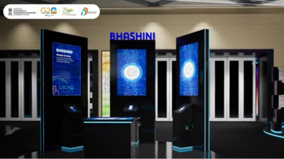 Bhashini exihit will demonstrate real-time speech-to-speech translation in multiple Indian languages and six UN languages. (PIB) Bhashini exihit will demonstrate real-time speech-to-speech translation in multiple Indian languages and six UN languages. (PIB)