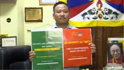 Tibetan Youth Congress President Gonpo Dhundup on Thursday said, "We want to put a reminder for all 19 nations that China is not to be trusted." (ANI) Tibetan Youth Congress President Gonpo Dhundup on Thursday said, "We want to put a reminder for all 19 nations that China is not to be trusted." (ANI)
