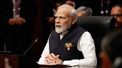 PM Modi addresses the 20th ASEAN Summit in Indonesia. In his opening remarks at the 20th ASEAN Summit,&nbsp;PM Modi&nbsp;said “This year's theme is ASEAN Matters: Epicentrum of Growth. ASEAN matters because here everyone's voice is heard and ASEAN is epicentrum of growth because ASEAN plays an important role in global growth.” (AP)