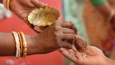 Drinking Panchamrit not only connects you to divine, but it also promotes emotional and mental health. (Pinterest) Drinking Panchamrit not only connects you to divine, but it also promotes emotional and mental health. (Pinterest)