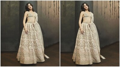 Assisted by celebrity fashion stylist Mohit Rai, Shanaya accessorised her look with jewellery from Parekh Ornaments, including a pair of statement diamond earrings and rings to adorn her fingers. (Instagram/@shyamalbhumika) Assisted by celebrity fashion stylist Mohit Rai, Shanaya accessorised her look with jewellery from Parekh Ornaments, including a pair of statement diamond earrings and rings to adorn her fingers. (Instagram/@shyamalbhumika)