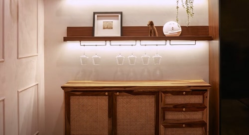 Kusha Kapila's mini bar looks beautiful. Kusha Kapila's mini bar looks beautiful.