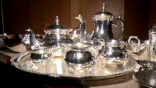 These items have been designed and made by a Jaipur-based silverware firm, Iris Jaipur. (PTI) These items have been designed and made by a Jaipur-based silverware firm, Iris Jaipur. (PTI)