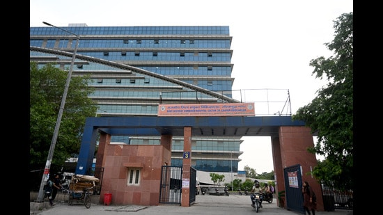 According to officials, the syrup was procured from Apple Formulations, an Uttarakhand-based pharmaceutical company in April 2022 to treat children at Noida government hospitals. (Sunil Ghosh/HT Photo)
