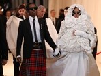 Rihanna with ASAP Rocky(left)