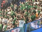 Ireland fans with Messi's jersey Ireland fans with Messi's jersey