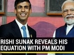 RISHI SUNAK REVEALS HIS EQUATION WITH PM MODI RISHI SUNAK REVEALS HIS EQUATION WITH PM MODI