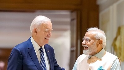 Prime Minister Narendra Modi meets United States President Joe Biden on the sidelines of the G20 Summit, in New Delhi on Friday. (Joe Biden-X)
