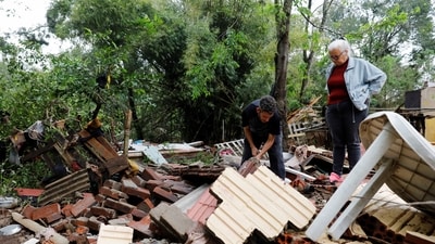 Unchecked urbanization and irregular housing built on hillsides are also making weather disasters deadlier in Brazil, experts say. (REUTERS)