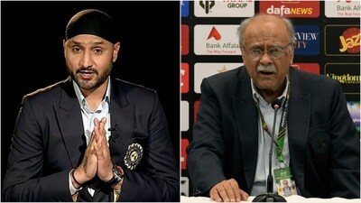 Harbhajan Singh (L) was critical of Najam Sethi's tweet on Asia Cup scheduling (File) Harbhajan Singh (L) was critical of Najam Sethi's tweet on Asia Cup scheduling (File)
