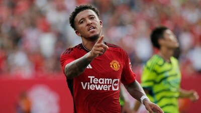 Jadon Sancho of Manchester United (AFP) Jadon Sancho of Manchester United (AFP)