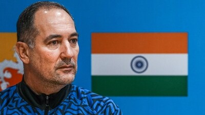 Indian Football head coach Igor Stimac during a press conference (PTI) Indian Football head coach Igor Stimac during a press conference (PTI)