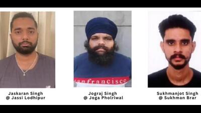 The accused have been identified as Jaskaran Singh, Jograj Singh and Sukhmanjot Singh. Jaskaran has been arrested from the Indo-Nepal border and the remaining two were nabbed from Gurugram, police added. The accused have been identified as Jaskaran Singh, Jograj Singh and Sukhmanjot Singh. Jaskaran has been arrested from the Indo-Nepal border and the remaining two were nabbed from Gurugram, police added.