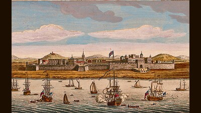 This was probably Tony’s last view of home. The East India Company’s Fort Saint George at Madras, 1754. (Getty Images)