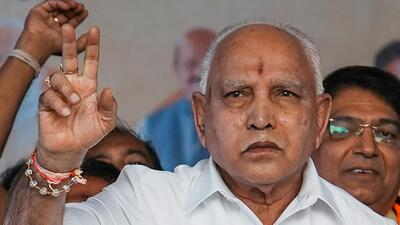 Yediyurappa said there was no contradiction between the two parties coming together after bitterly fought assembly elections (PTI) Yediyurappa said there was no contradiction between the two parties coming together after bitterly fought assembly elections (PTI)