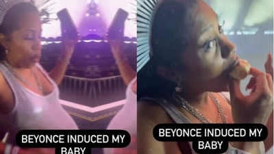 Sarah Francis Jones went into labour while attending Beyonce's concert. (Instagram/@cali.aka.sarah)