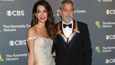 George Clooney and his wife, Amal Clooney(left) (PTI) George Clooney and his wife, Amal Clooney(left) (PTI)