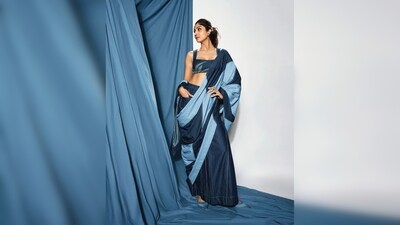 Shilpa Shetty's saree is a part of the designer Diksha Khanna's luxurious collection. (Instagram/@shiplashetty) Shilpa Shetty's saree is a part of the designer Diksha Khanna's luxurious collection. (Instagram/@shiplashetty)