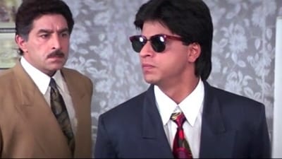 Dalip Tahil and Shah Rukh Khan in a still from Baazigar. Dalip Tahil and Shah Rukh Khan in a still from Baazigar.