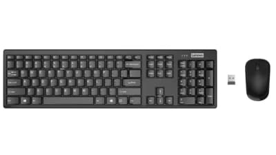 Wireless keyboard and mouse enhance productivity and reduce hassle.