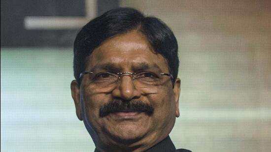 Mumbai, India - October 26, 2018: Ravindra Waikar during HT Real Estate Awards at ITC Grand, Parel in Mumbai, India, on Friday, October 26, 2018. (Photo by Pratik Chorge/Hindustan Times) (Pratik Chorge/HT Photo)