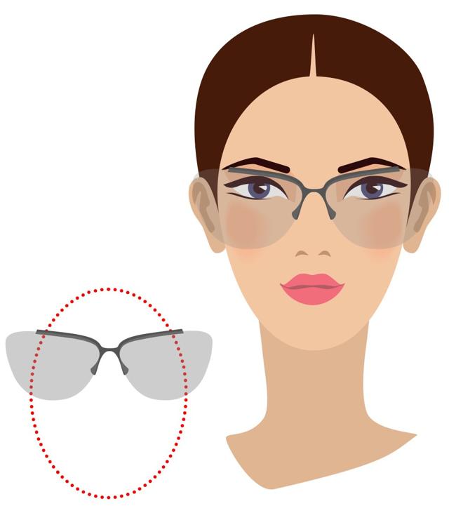 Choose sunglasses that cover the face from the eyebrows to the cheekbones rather than ones with oversized frames (Photo: Shutterstock) Choose sunglasses that cover the face from the eyebrows to the cheekbones rather than ones with oversized frames (Photo: Shutterstock)