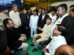 Criminal Investigation Department (CID) serves an arrest warrant to TDP chief and former Andhra Pradesh CM N Chandrababu Naidu. Criminal Investigation Department (CID) serves an arrest warrant to TDP chief and former Andhra Pradesh CM N Chandrababu Naidu.