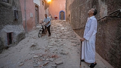 Updated interior ministry figures on Saturday showed the quake killed 632 people, more than half of them in Al-Haouz and Taroudant provinces. (AFP) Updated interior ministry figures on Saturday showed the quake killed 632 people, more than half of them in Al-Haouz and Taroudant provinces. (AFP)