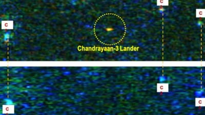 Chandrayaan 3 update: ISRO shares new image of Vikram lander. (ISRO) Chandrayaan 3 update: ISRO shares new image of Vikram lander. (ISRO)